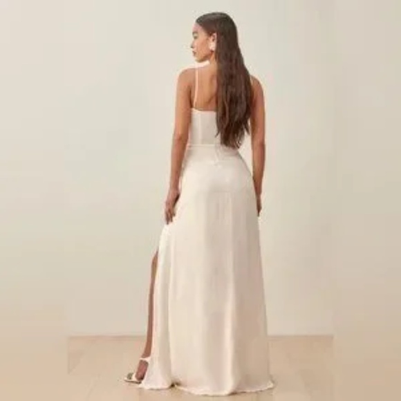Reformation Ingrid Dress - Ivory XL NWT - Picture 2 of 5